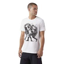 Reebok Chalk White Combat X Gian Galang Boxing T-Shirt For Men - CD5651