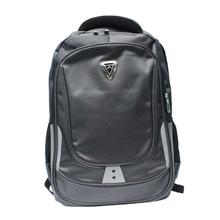 Grey Double Zippered Backpack (Unisex) - 1027