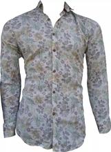 Floral Printed Casual Cotton Shirt For Men