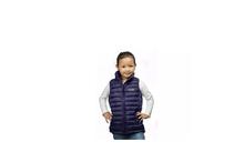 Baby Sleeveless Silicon Jacket - Navy Blue