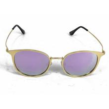 Golden/Purple Metal Sunglasses For Women