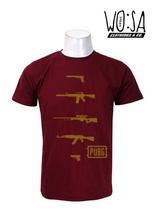 PUBG Guns Collection Print T-Shirts