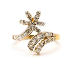 18K Gold Diamond Ring For Women DRG-6504