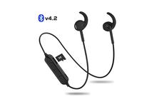 PTron Avento Pro Bluetooth 4.2 Stereo Bluetooth Headphones With TF Slot For All Smartphones (White)