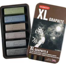 Derwent XL Graphite Blocks Multicolor Set of 6