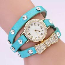 Blue Fancy Bracelet Designed Analog Watch For Women