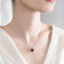 Wanying Jewelry Factory Direct Sale Pomegranate Crystal S925