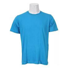 Torquise 100% Cotton Round Neck T-Shirt For Men