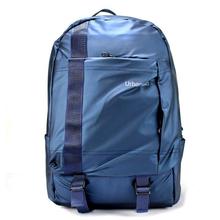 Navy Blue Urbanoid Zip Backpack For Men