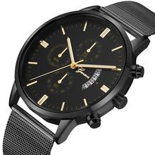 Mens Watches Top Luxury Brand Stainless Steel Quartz Watch