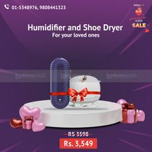 Combo Deal of Humidifier and Shoe Dryer