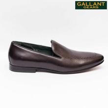 Gallant Gears Green Slip on Formal Leather Shoes For Men - (139-24)