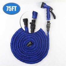 20Ft Pipe But Expandable 75Ft Magic Flexible Hose Water With Spray Gun (Color Assorted)