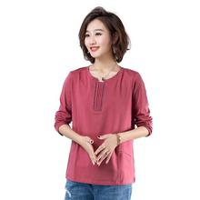 Women's casual tops_2019 Korean middle-aged mother's