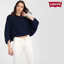 Levi's Blue Styled Tee T-Shirt For Women - (57976-0000)