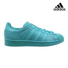 Adidas Blue Superstar Glossy Toe W Sports Sneakers For Women- BB0529