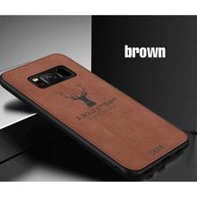 Soft Cloth Back Case Cover For Samsung Galaxy S7 Edge S9 S8 Note 9 8