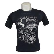 Dark Blue Game of Thrones Themed Fashion T-Shirt For Men