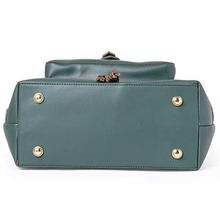 WOMEN MARKS Women's PU Handbag Combo (Green)