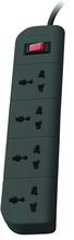 Belkin 1.5M 4-Socket Surge Protector(Grey)