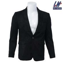 KILOMETER Black Single Buttoned Coat For Men - KMB382-20#