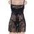 Sexy Babydoll Lingerie Erotic Women Black Lace Plus Size Costume