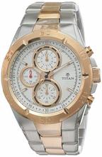 Titan Octane Chronograph Grey Dial Men's Watch 9308KM01