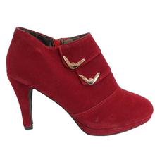 Red Ankle Heel Shoes For Women