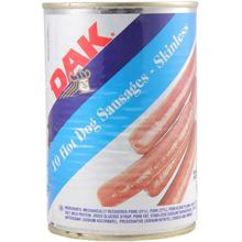 Dak 10 Skinless Hotdog Sausages (225gm)