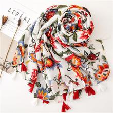 Korean Style Sun Protection Premium Printed Scarves For