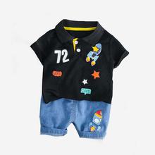Baby Boy Fashion Summer Clothes Set 2019 New Cute Letter
