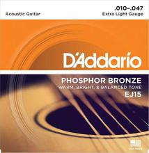 D'addario EJ15 Phosphor Bronze Acoustic Guitar String