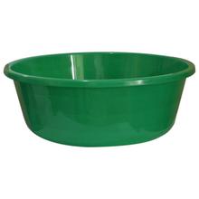 Bagmati Green 19" Round Plain Plastic Wash Basin - 1901