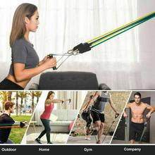 5 In 1 Power Resistance Band Home Gym Equipment/Exercise Bands