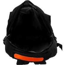 Black n Orange 20 L Laptop Backpack  (Black)