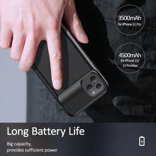USAMS 4500mAh Battery Charger Case For iPhone 11