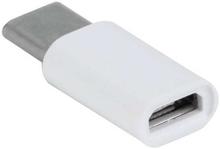 Micro USB/ USB Type-C Adapter - White