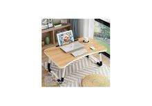 Foldable and Portable Multi-Purpose Laptop Table Stand/Study Table/Bed Table - Light Brown Colour
