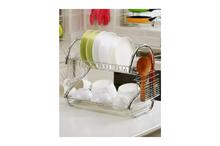 2-Tier Dish Rack and Drain Board