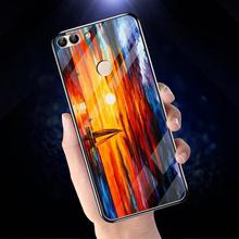 Luxury Tempered Glass Case For Huawei P Smart Case Silicon Nova Lite 2