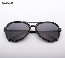 DJXFZLO Fashion Goggle Small Frame Polygon Clear Lens