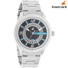 Fastrack Black Dial Analog Watch For Men - 38050SM02