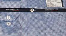 Peter England Formal Pattern Light Blue Shirt