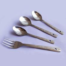 Tulip Stainless Steel Cutlery Set JASMINE - Set of 25 (6 dinner spoons, 6 forks, 6 soup spoons, 6 tea spoon)