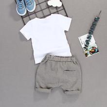 Summer Kids Boys Bow Clothes Sets Baby Gentleman High Qulity