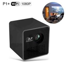 P1+ DLP LED Projector Mini WiFi Projector 1080P Support