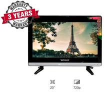 WEGA 20 Inch DLED TV Double Glass - (Black & White)