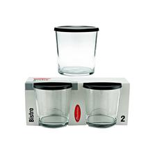 Pasabahce Bistro Jar (220 ml/ 59 mm Height)-2 Pcs