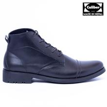 Caliber Shoes Black Lace Up Lifestyle Boots For Men - ( 230 C)