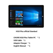 CHUWI Hi10 Plus 10.8 Inch Tablet PC Windows 10 Android 5.1 Intel